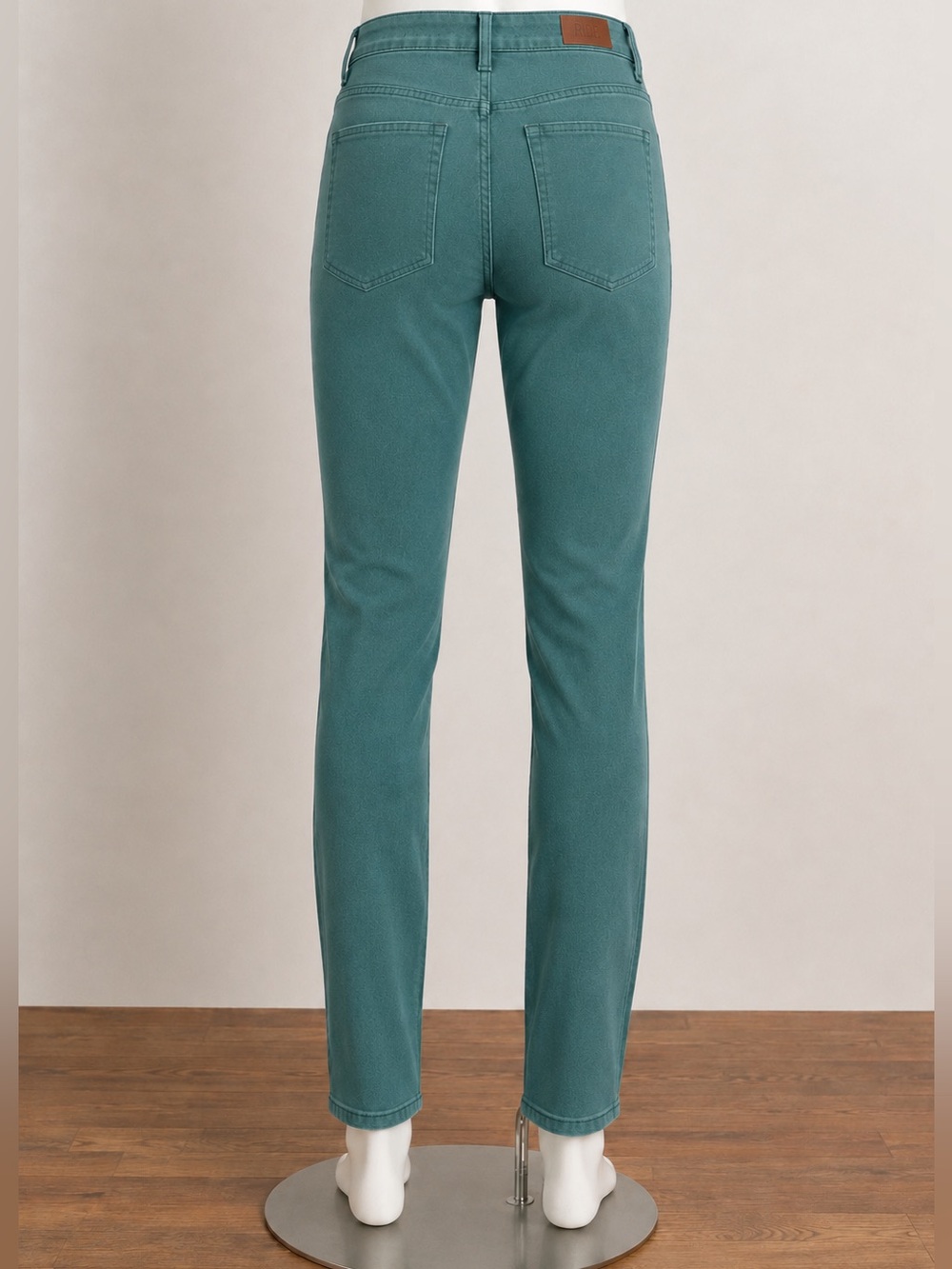 BDG TEAL GREEN STRAIGHT LEG JEANS | STRETCH DENIM | SKINNY FIT PANTS | SIZE 24 - Picture 4 of 8